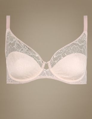 Youthful Lift&trade; Lace Non Padded Full Cup Bra B-DD